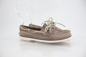 Sperry Women's Top Sider Boat Shoe Loafer Slip On Shoe Size 8 Brown Tan Comfy